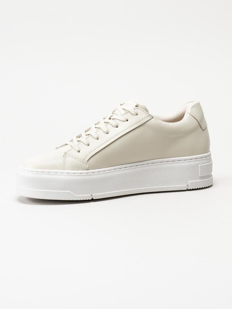 Vagabond - Judy - Off white platåsneakers i skinn