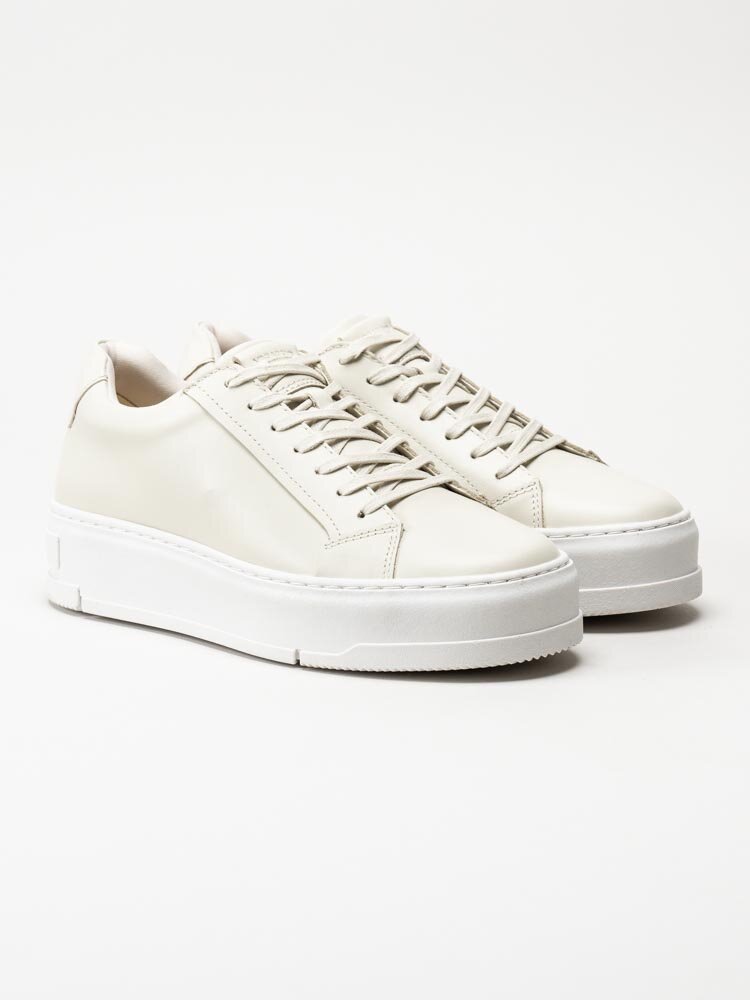 Vagabond - Judy - Off white platåsneakers i skinn