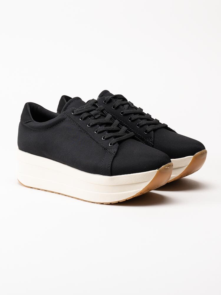 Vagabond - Casey - Svarta sneakers med vit platåsula