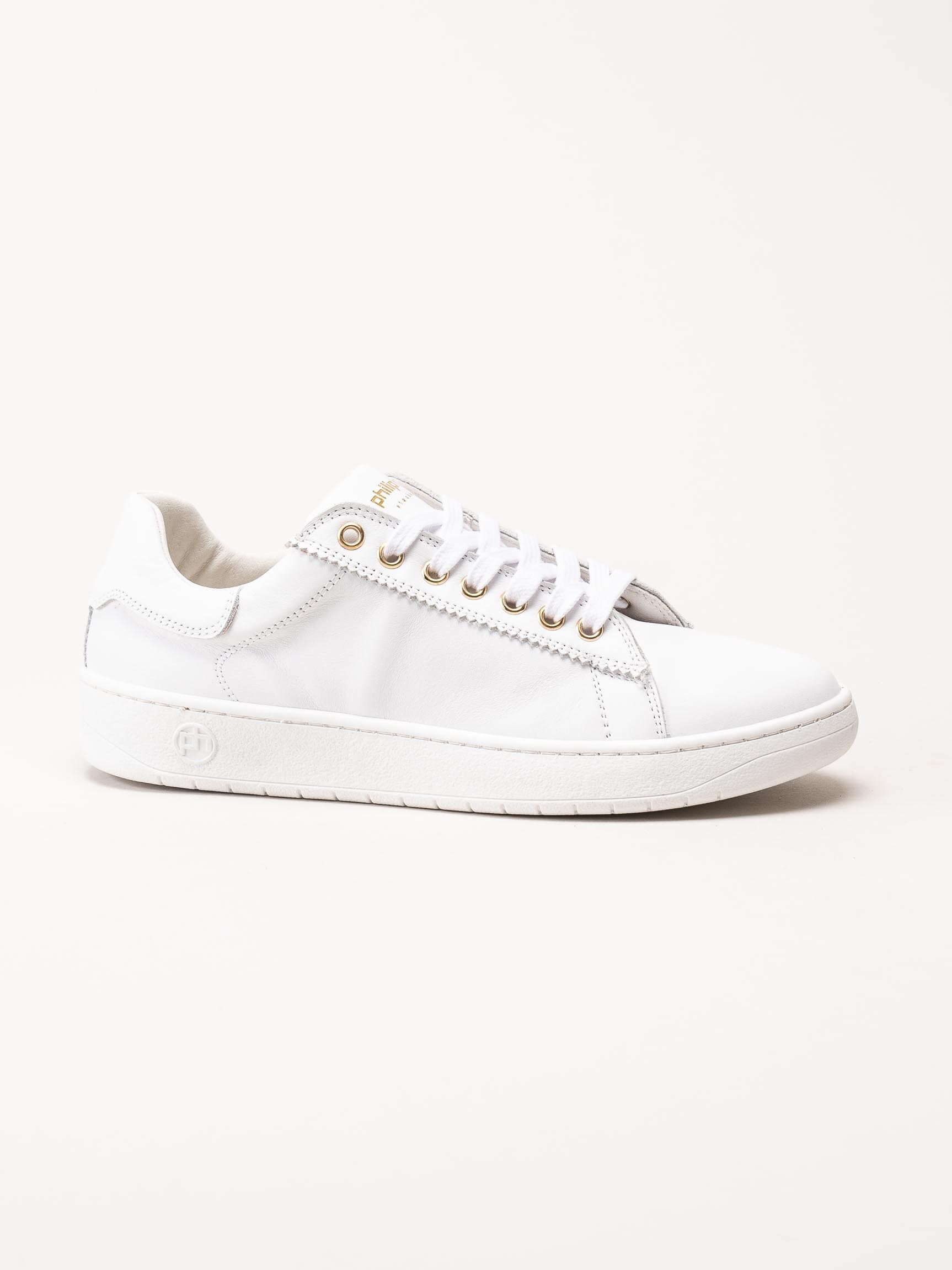 Philip Hog - Sofia - Vita sneakers i skinn