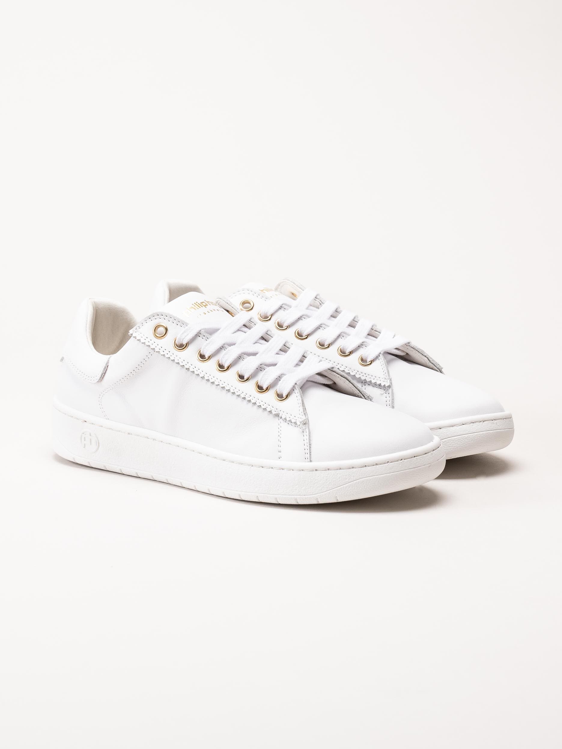 Philip Hog - Sofia - Vita sneakers i skinn