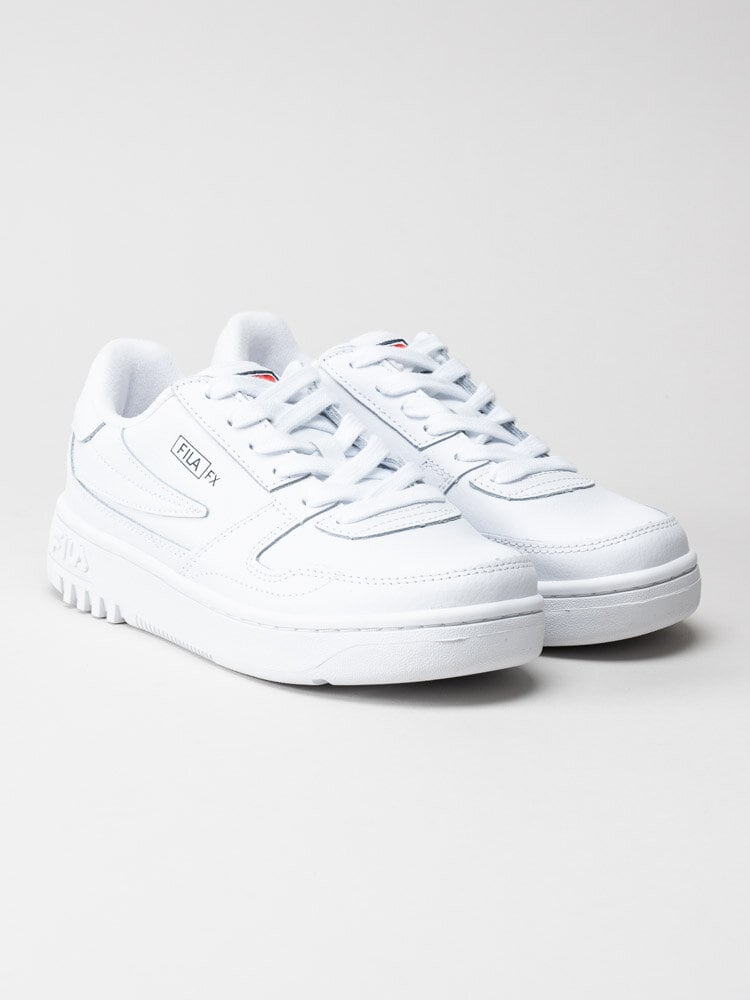 FILA - Fxventuno L Low Wmn - Vita sneakers i skinn