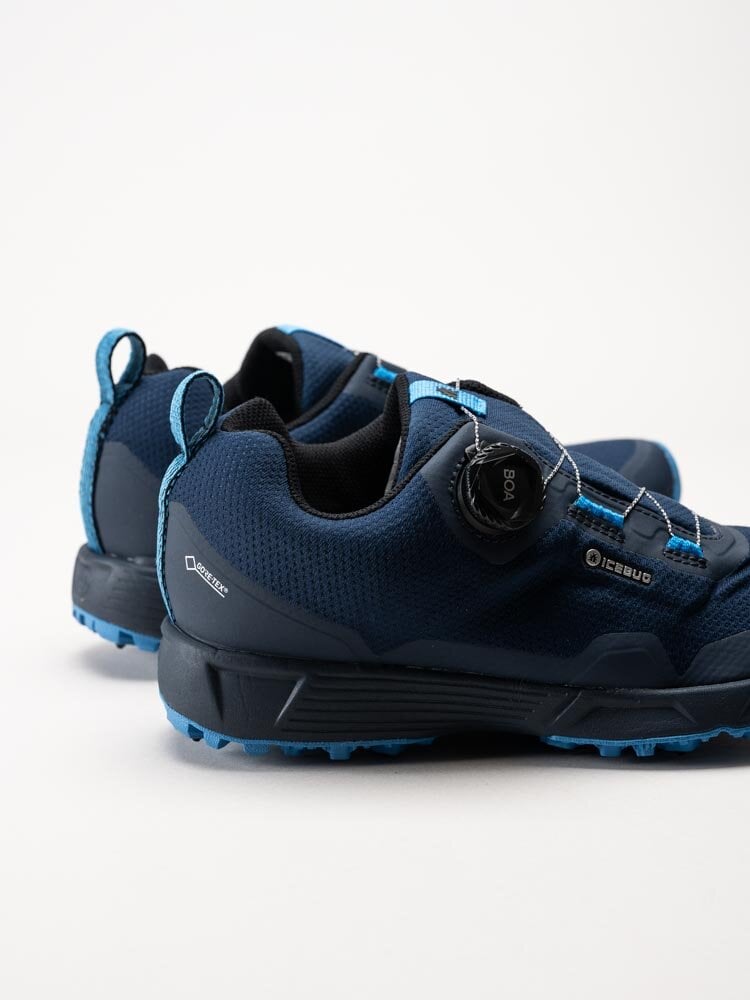 Icebug - Rover Womens BUGrip GTX - Blå vattentäta fritidsskor med dubbar