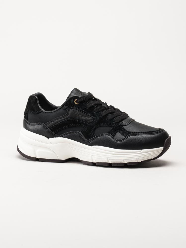 Gant Footwear - Neuwill - Svarta chunky sneakers i mocka