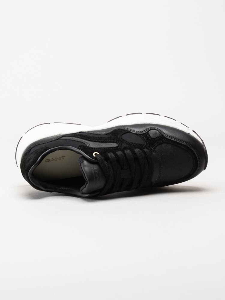 Gant Footwear - Neuwill - Svarta chunky sneakers i mocka