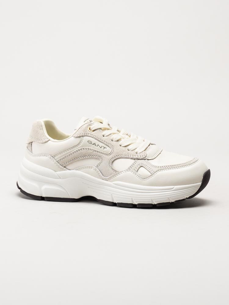 Gant Footwear - Neuwill - Vita chunky sneakers i mocka