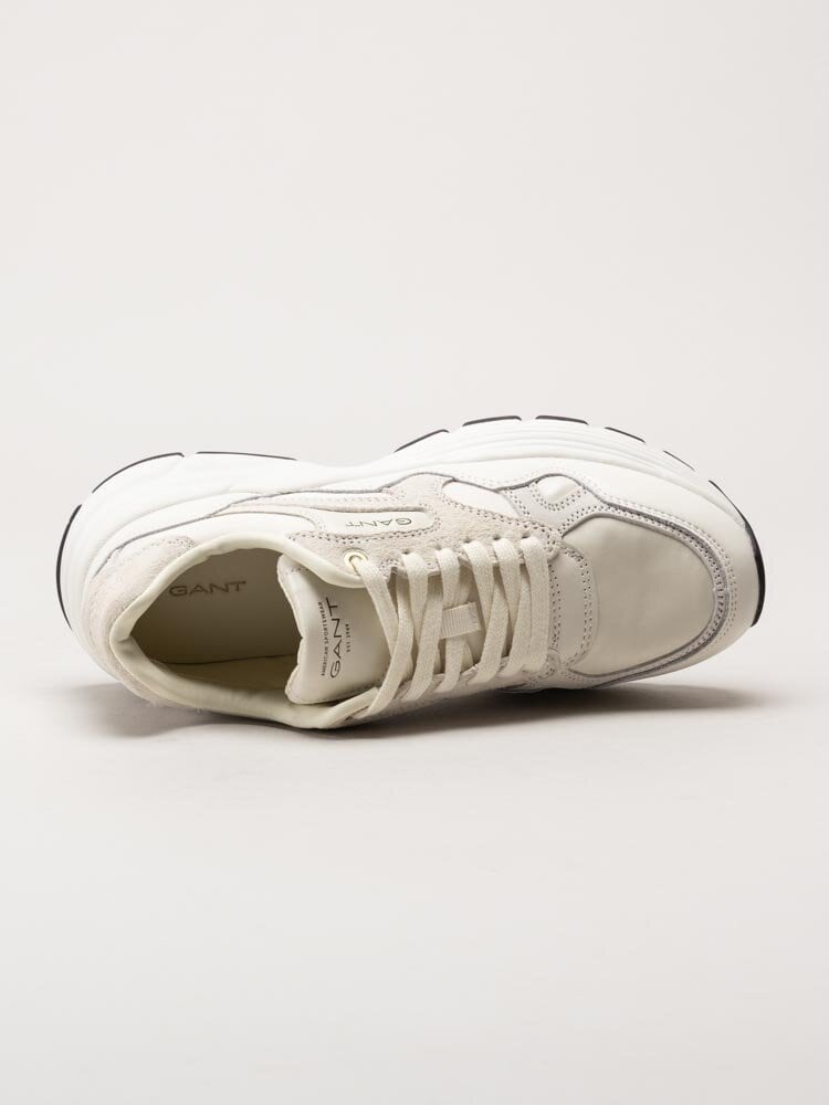 Gant Footwear - Neuwill - Vita chunky sneakers i mocka