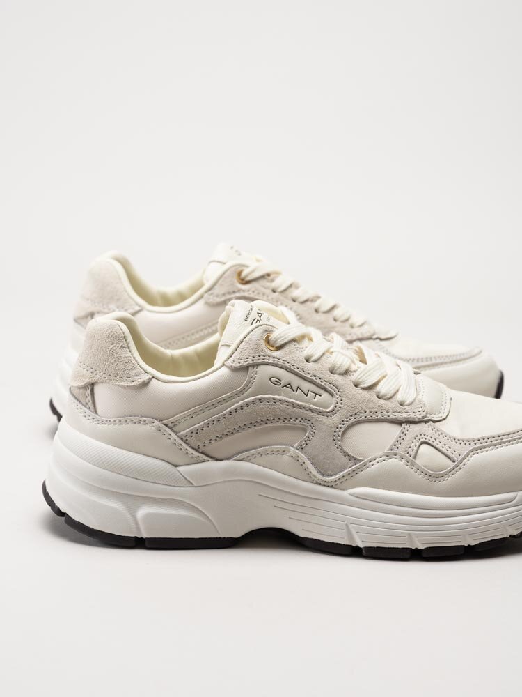 Gant Footwear - Neuwill - Vita chunky sneakers i mocka