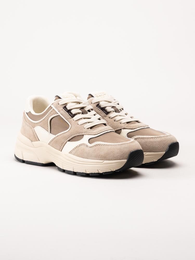 Gant Footwear - Neuwill - Beige chunky sneakers i mocka