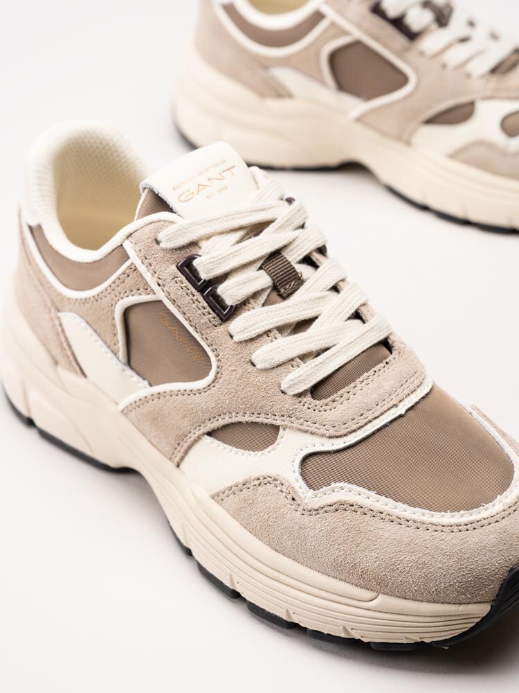 Gant Footwear - Neuwill - Beige chunky sneakers i mocka