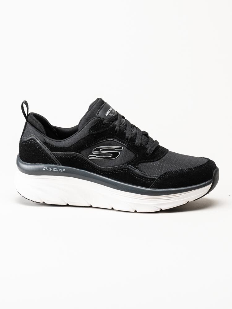 Skechers - Relaxed Fit Dlux Walker - Svarta sneakers i textil