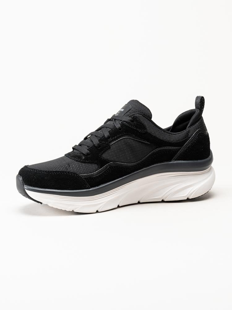 Skechers - Relaxed Fit Dlux Walker - Svarta sneakers i textil