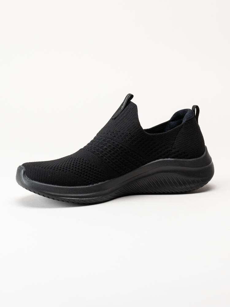 Skechers - Ultra Flex 3.0 Classy Charm - Svarta slip on sneakers i textil