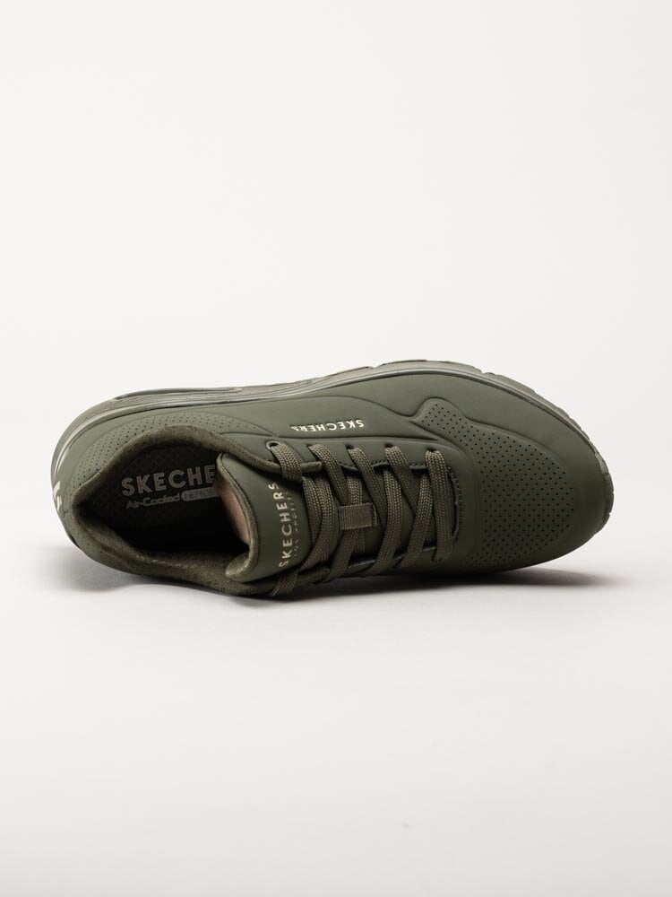 Skechers - Uno-Stand On Air - Gröna låga sneakers