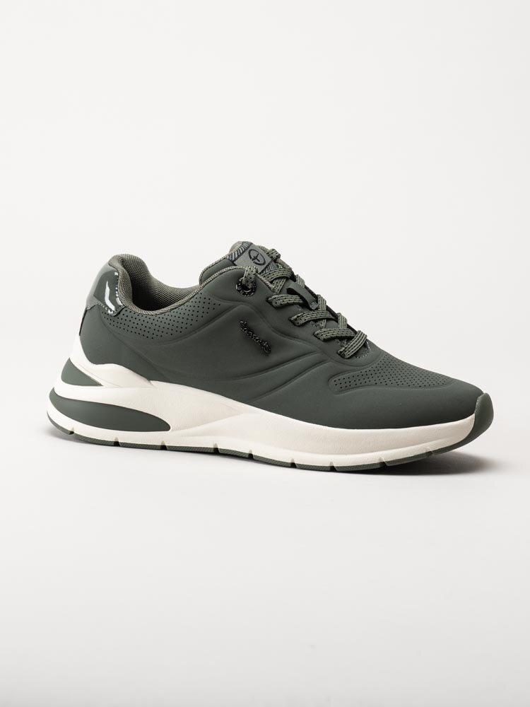 Tamaris - Gröna sneakers i syntet