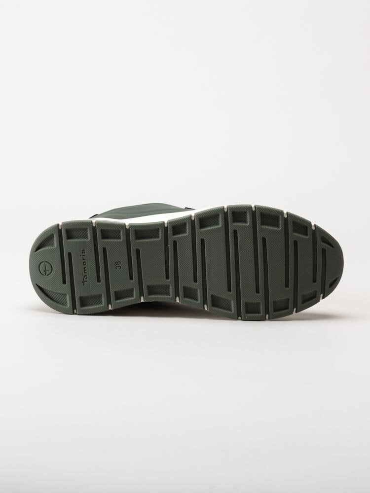 Tamaris - Gröna sneakers i syntet