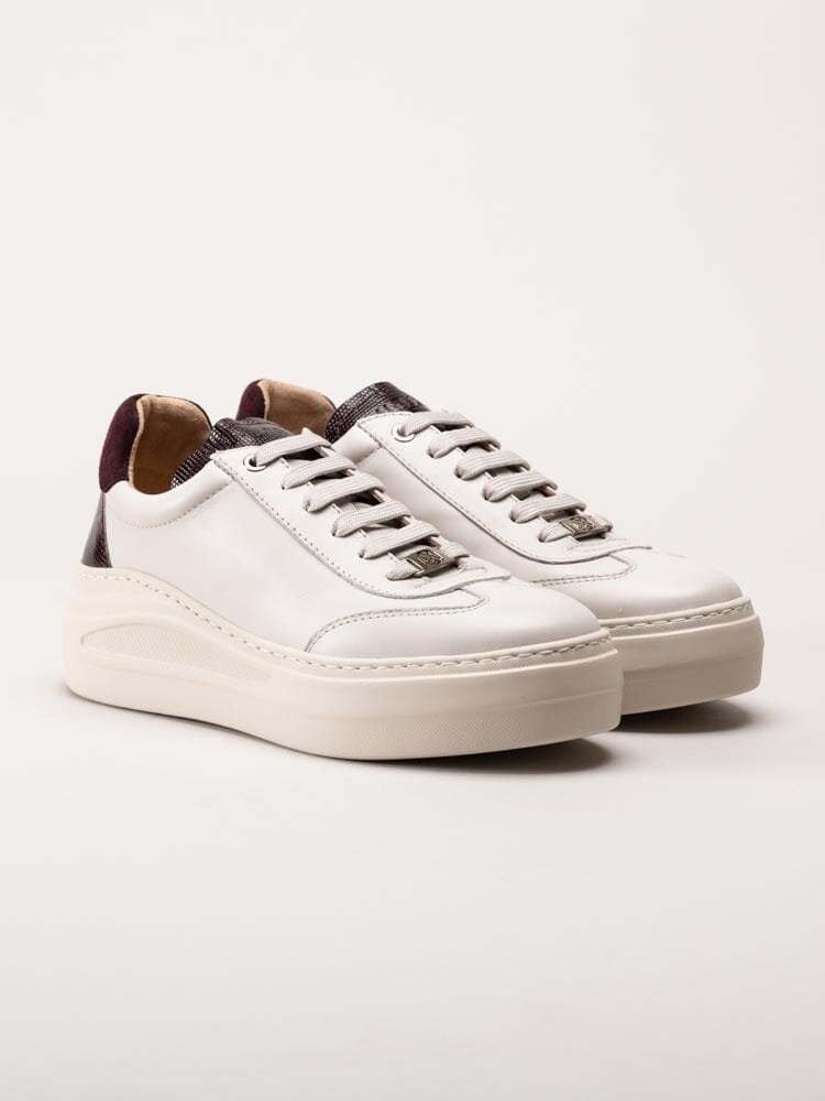Unisa - Faraon_Nf - Off white sneakers i skinn