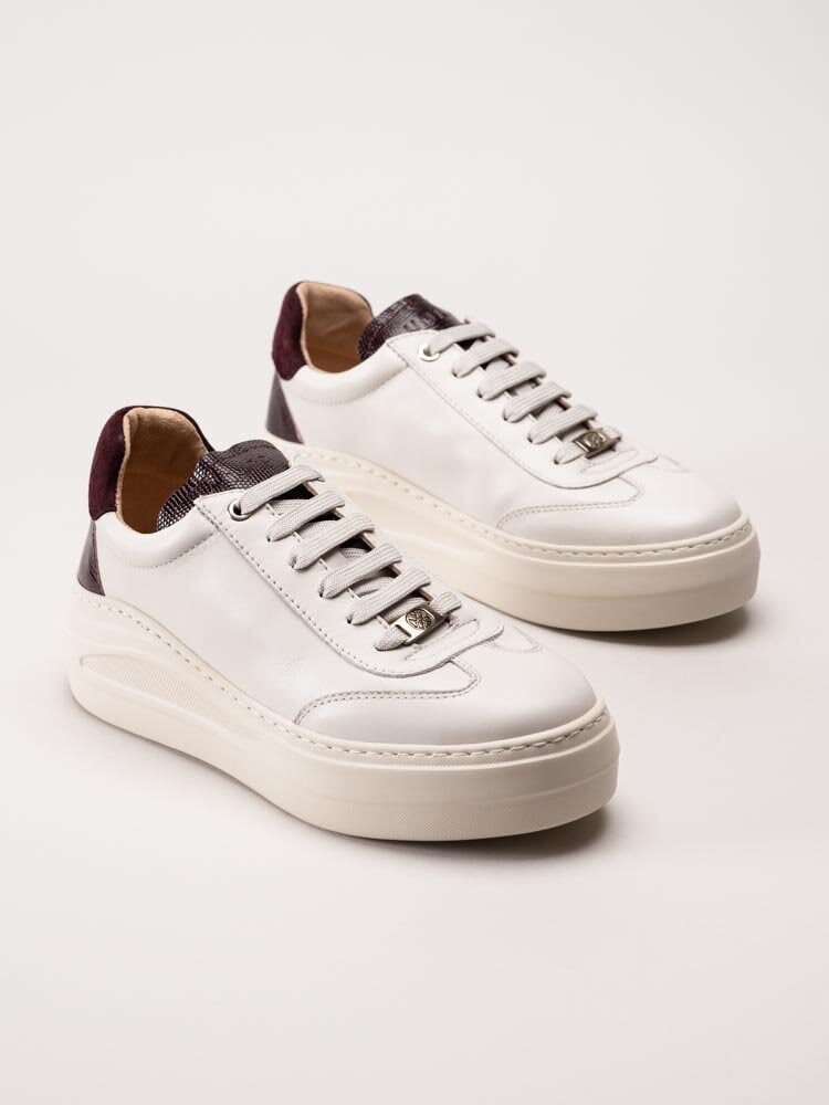 Unisa - Faraon_Nf - Off white sneakers i skinn