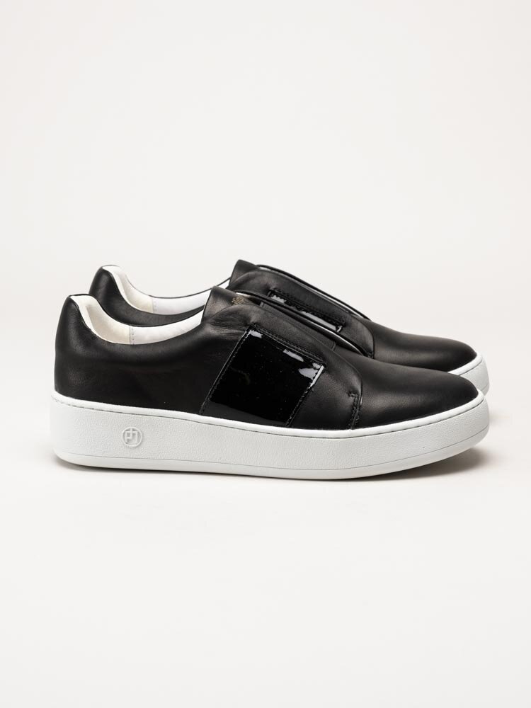 Philip Hog - Elastic - Svarta sneakers i skinn