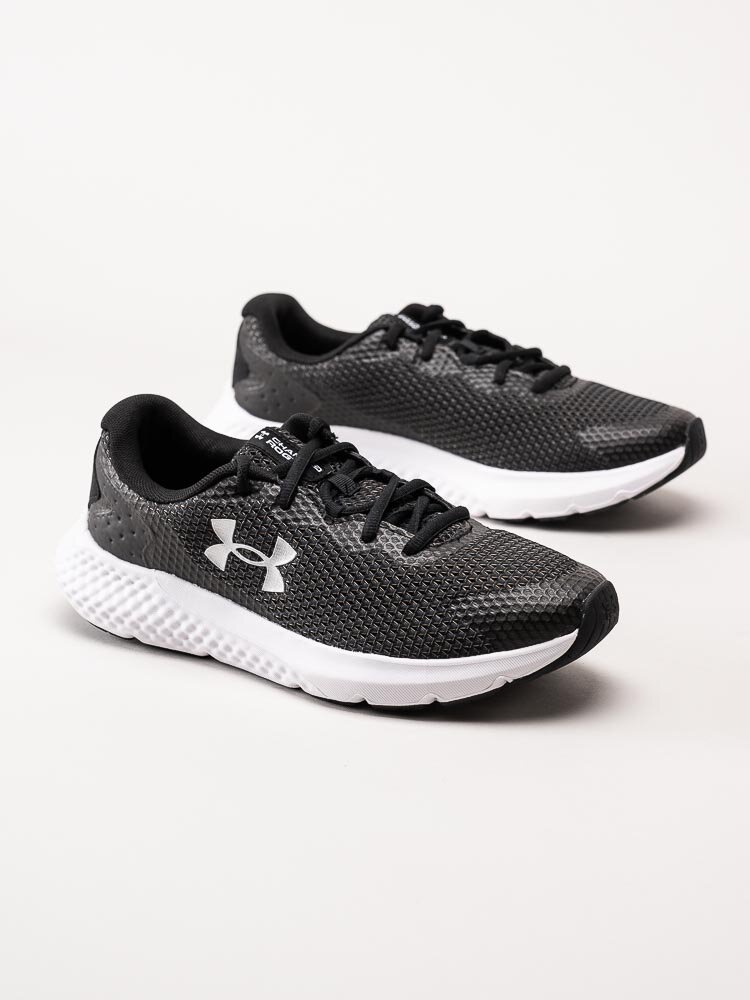 Under Armour - W Charged Rogue 3 - Svarta sneakers i textil