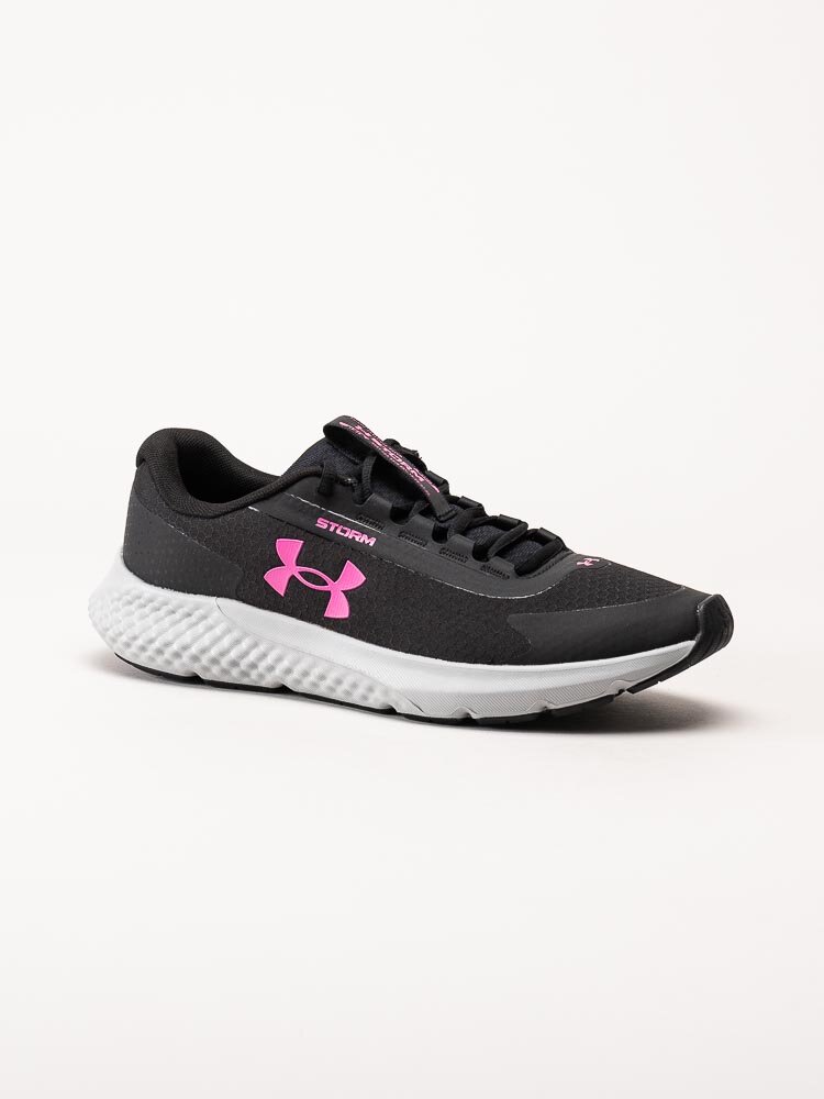 Under Armour - W Charged Rogue 3 - Svarta sneakers i textil