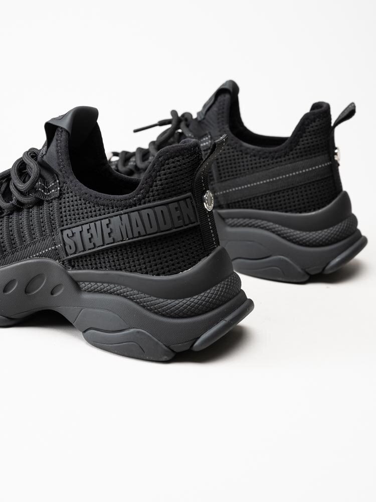 Steve Madden - Mac-E - Svarta chunky sneakers i textil