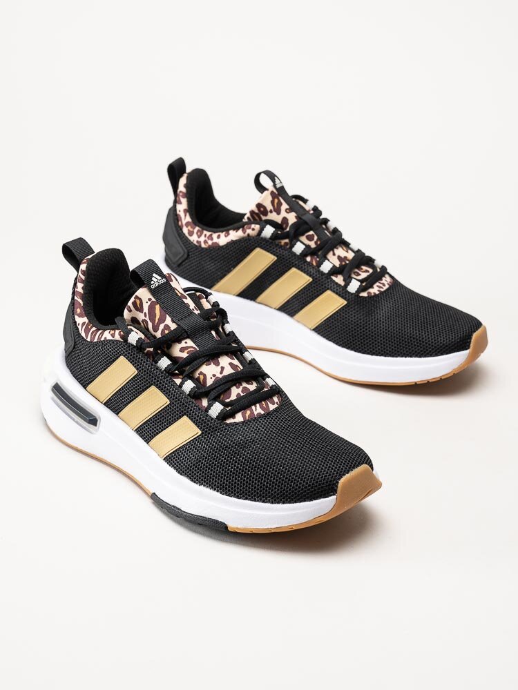 Adidas - Racer TR23 - Svarta sneakers med leopardmönster