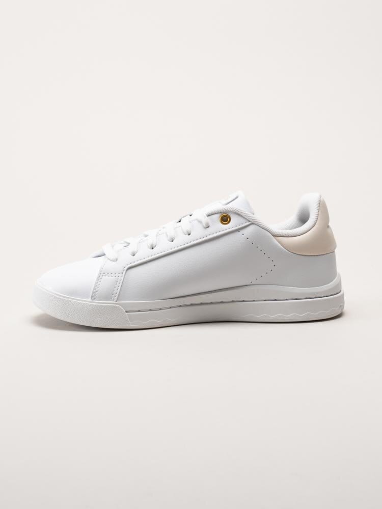 Adidas - Court Silk - Vita sneakers i skinnimitation