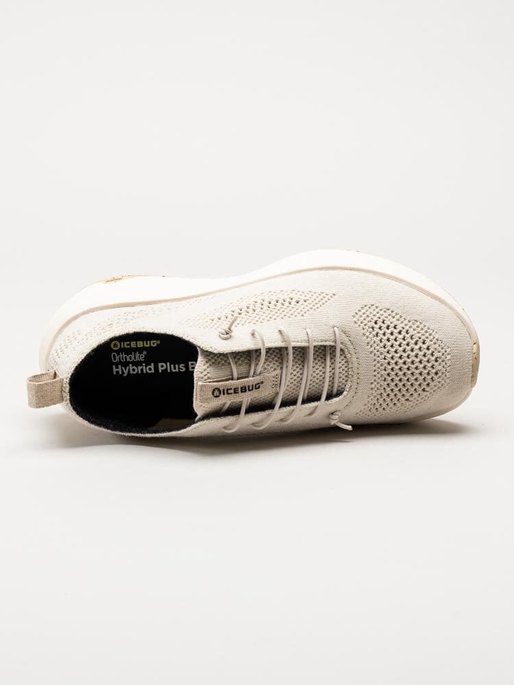 Icebug - Aura Rewool RB9X - Off white sneakers i textil