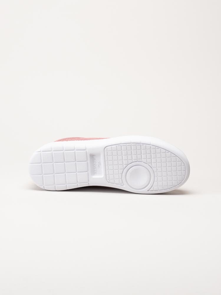 Lacoste - Rosa platåsneakers i textil