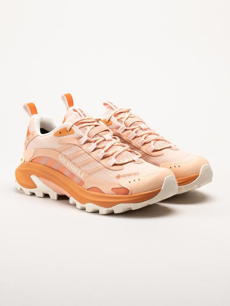 Merrell - Moab Speed 2 GTX - Persikofärgade grova promenadskor med Gore-Tex