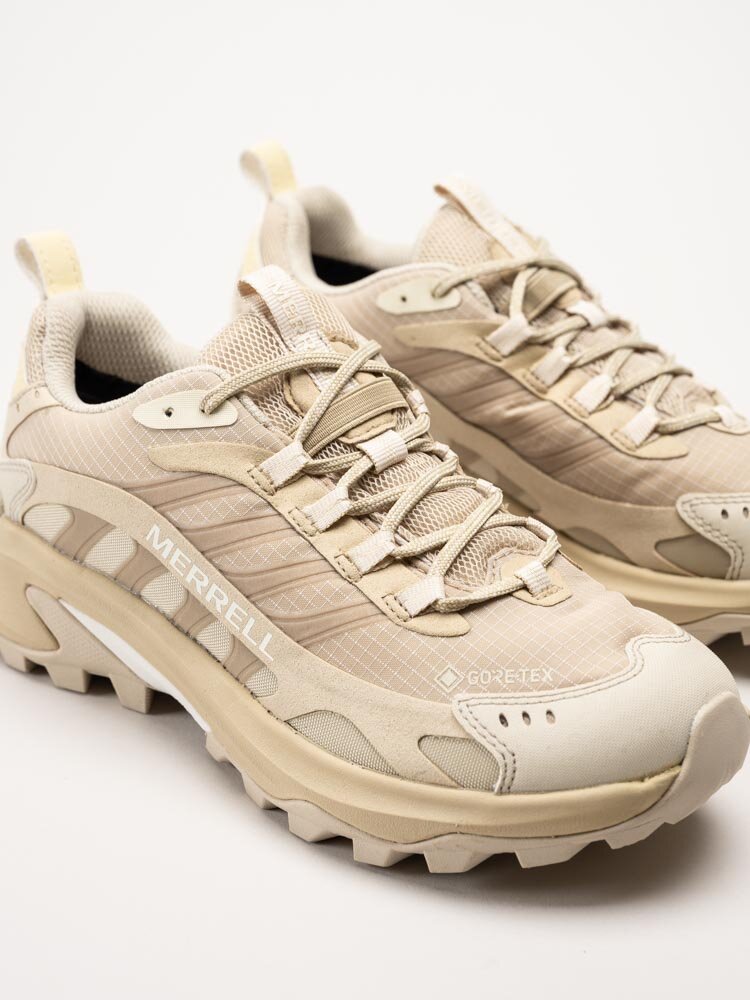 Merrell - Moab Speed 2 GTX - Beige grova promenadskor med Gore-Tex