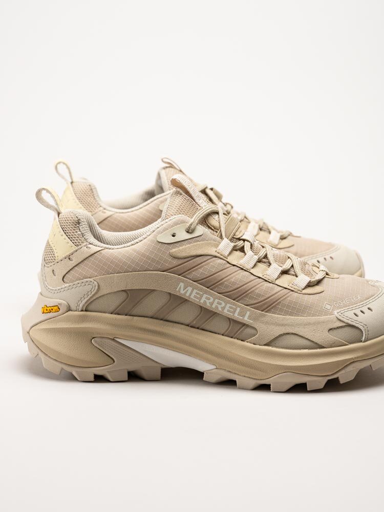 Merrell - Moab Speed 2 GTX - Beige grova promenadskor med Gore-Tex