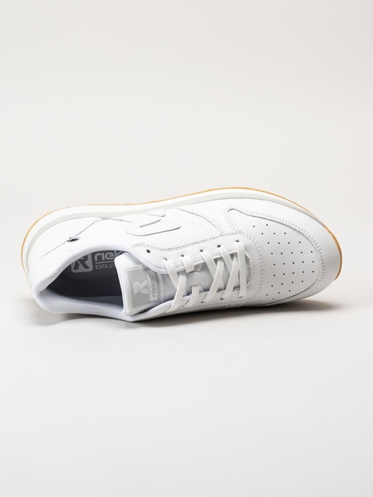 Rieker Evolution - Vita sneakers i skinn