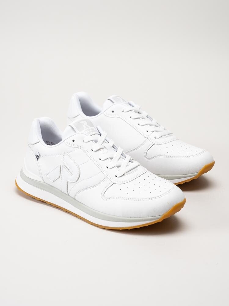 Rieker Evolution - Vita sneakers i skinn