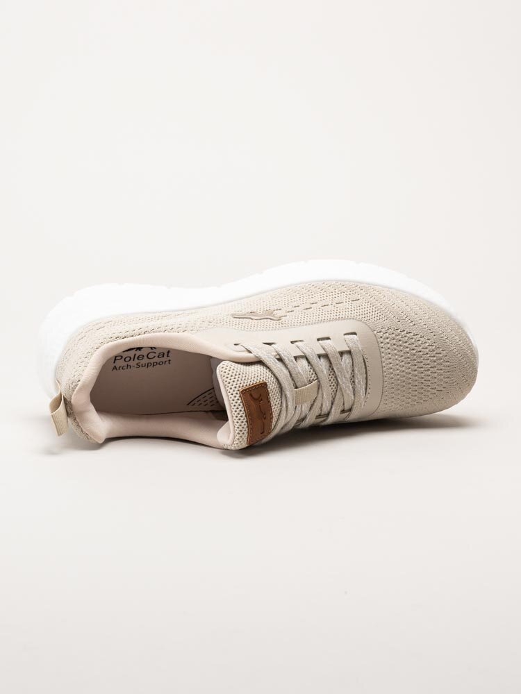 PoleCat - Arcus California - Beige sneakers i textil