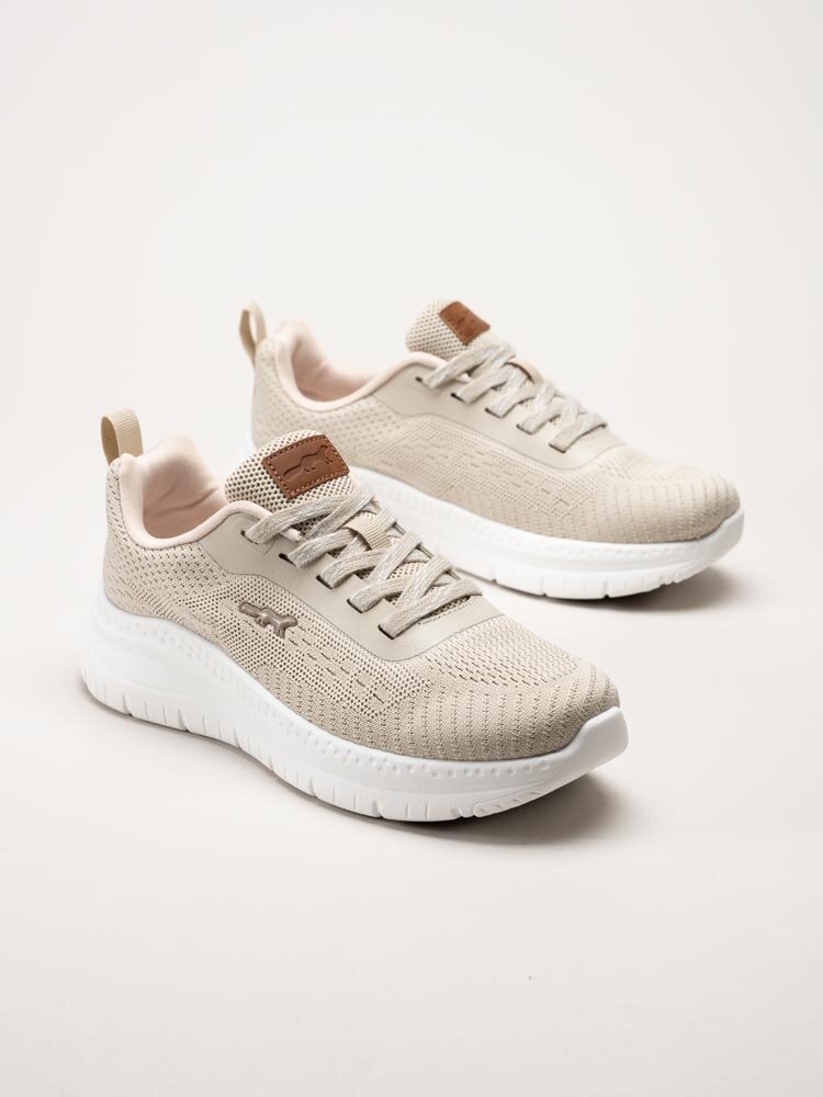 PoleCat - Arcus California - Beige sneakers i textil