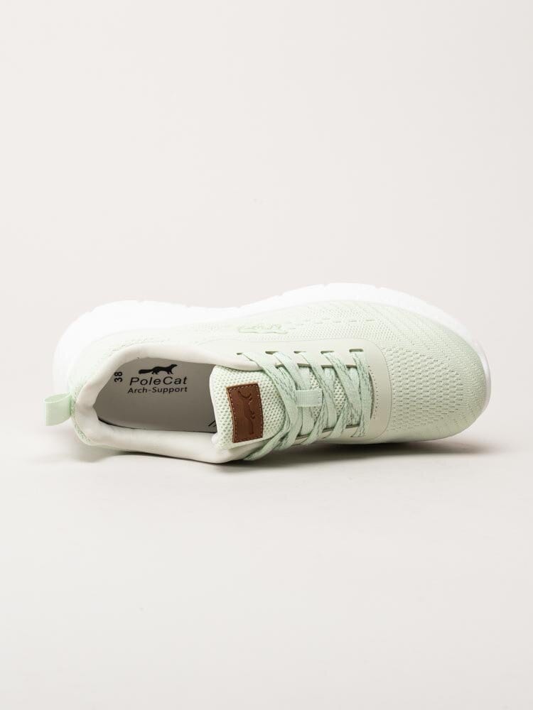 PoleCat - Arcus California - Ljusgröna sneakers i textil