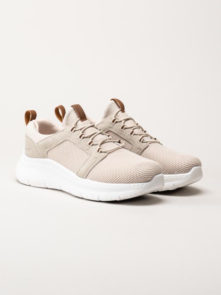 PoleCat - Arch New York - Beige sneakers i textil