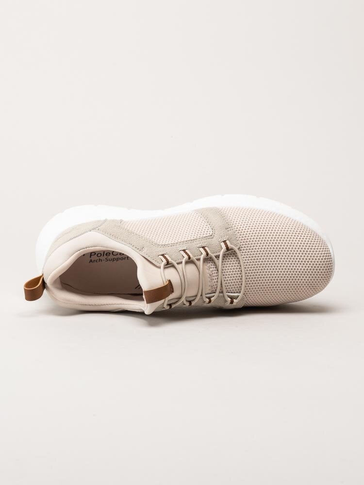 PoleCat - Arch New York - Beige sneakers i textil