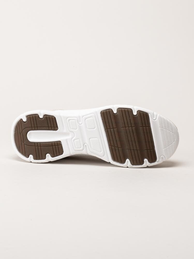 PoleCat - Arch New York - Beige sneakers i textil