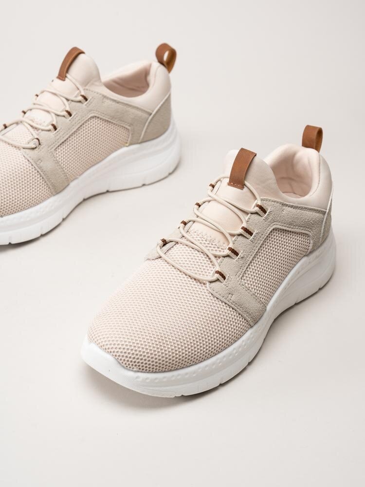 PoleCat - Arch New York - Beige sneakers i textil