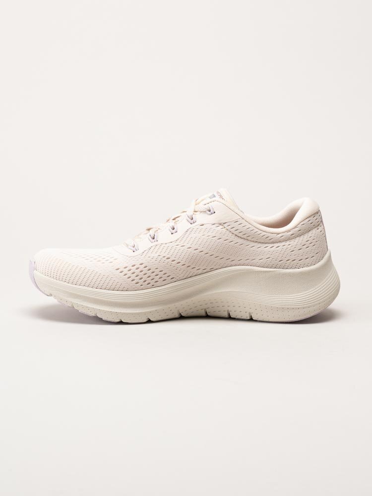 Skechers - Arch Fit 2.0 Big League - Beige sportskor i textil