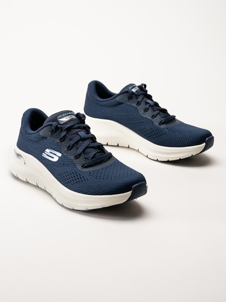 Skechers - Arch Fit 2.0 Big League - Mörkblå sportskor i textil