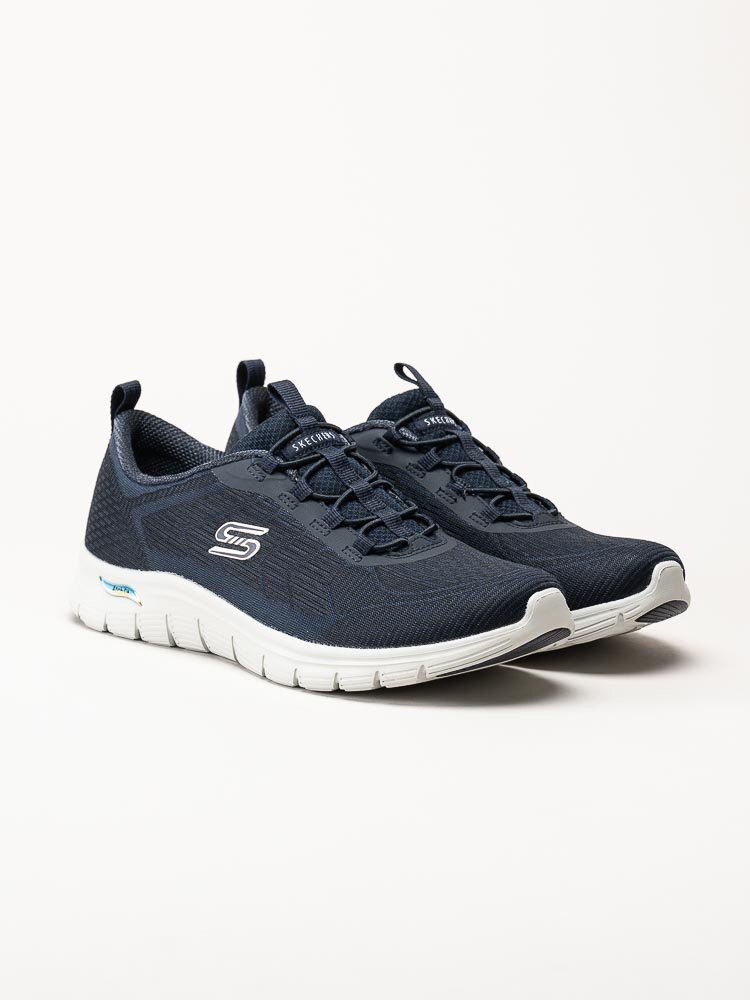 Skechers - Arch Fit Vista - Mörkblå sportskor i textil