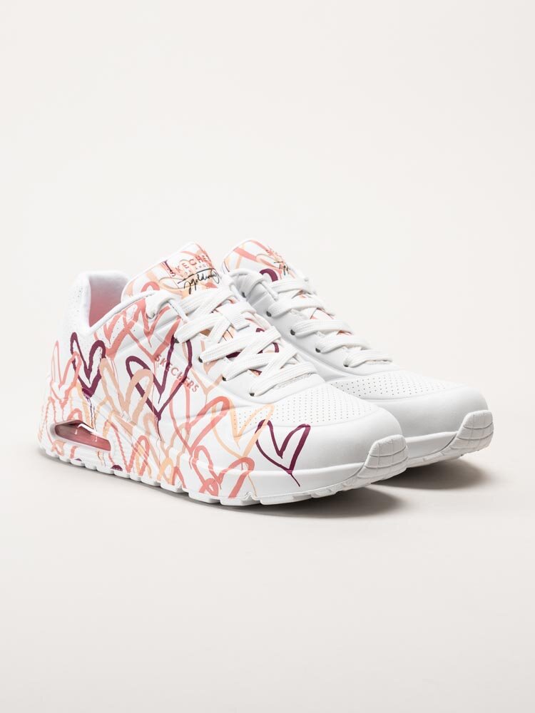 Skechers - Womens UNO - Spread the Love - Vita sneakers Spread the love by JGoldcrown