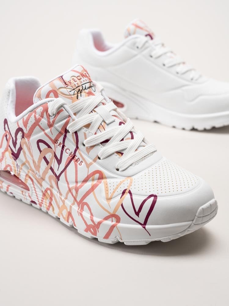 Skechers - Womens UNO - Spread the Love - Vita sneakers Spread the love by JGoldcrown