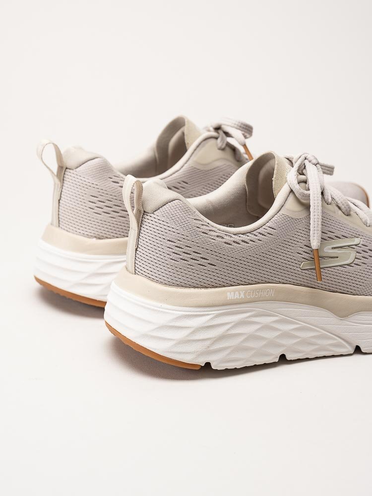 Skechers - Max Cushioning Elite - Beige sportskor i textil