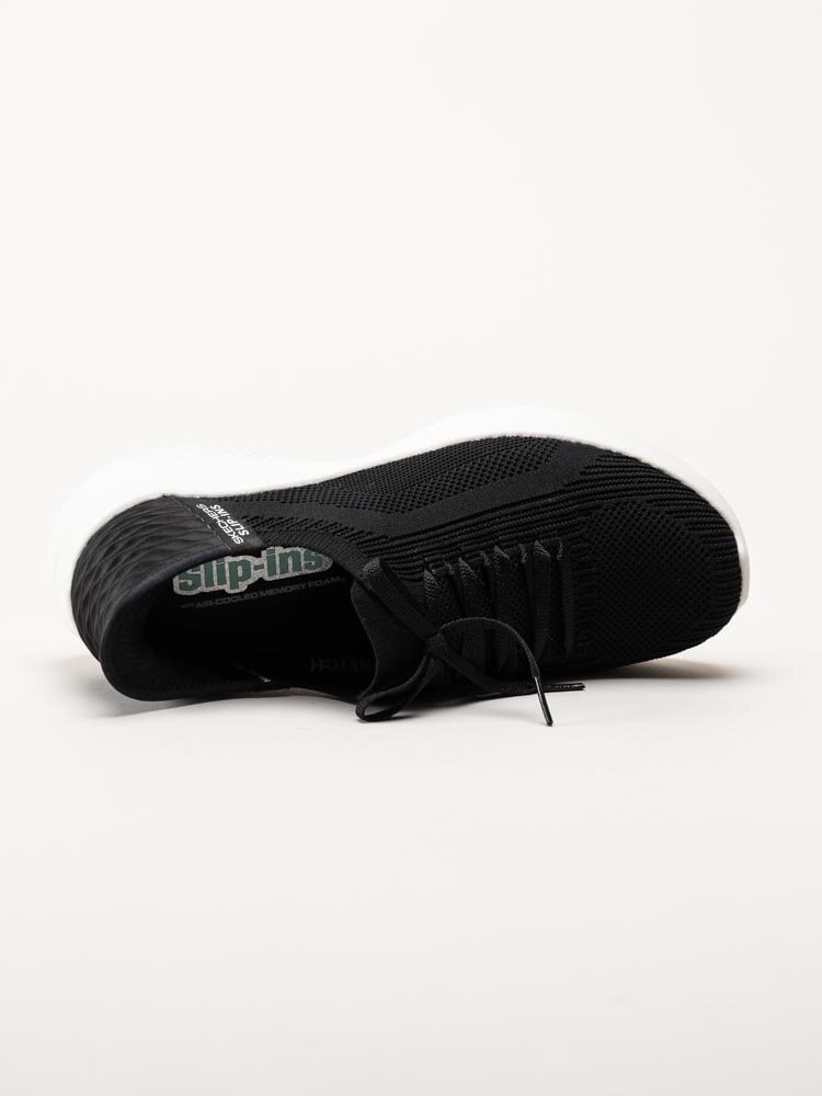 Skechers - Ultra Flex 3.0 Slip-Ins - Svarta slip-ins sneakers i textil