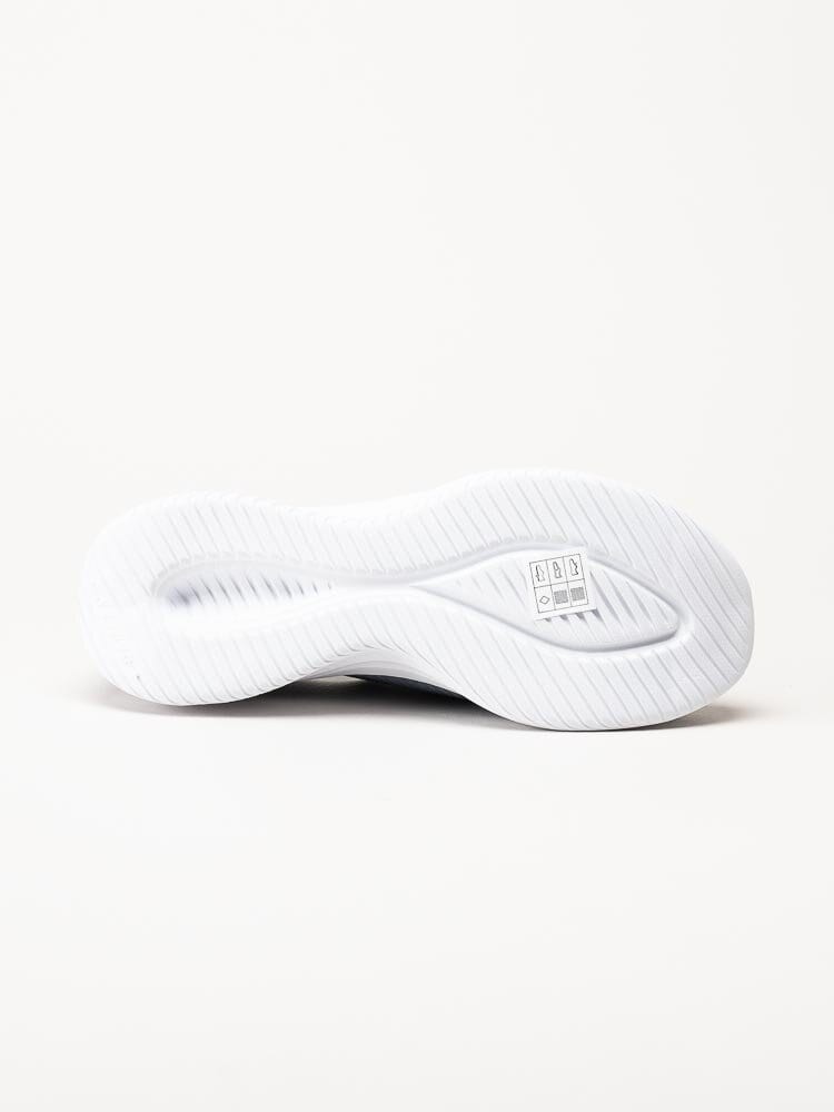 Skechers - Ultra Flex 3.0 Cozy Streak - Ljusgrå slip-ins sneakers i textil